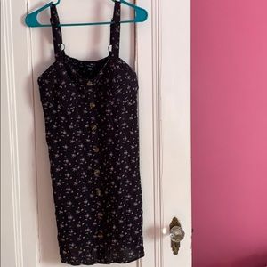 Button Down Floral Dress